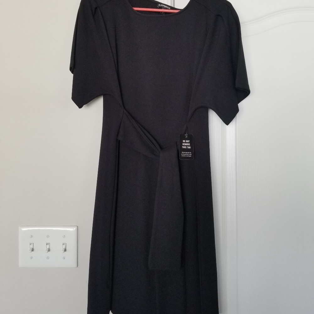 Black knee length dress from Express